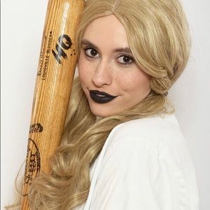 Ash blonde wig